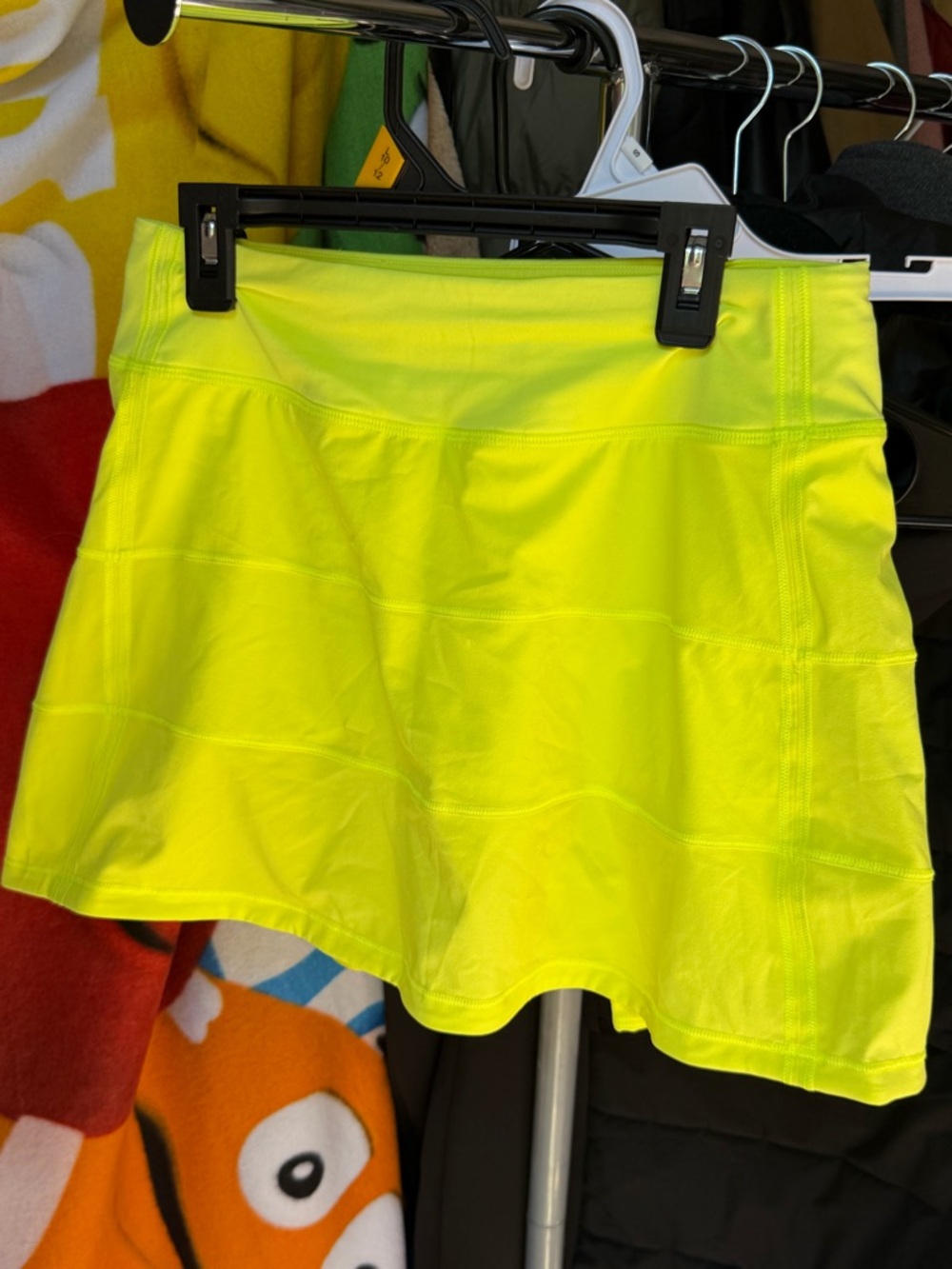 lululemon athletica Neon Yellow Athletic Skort